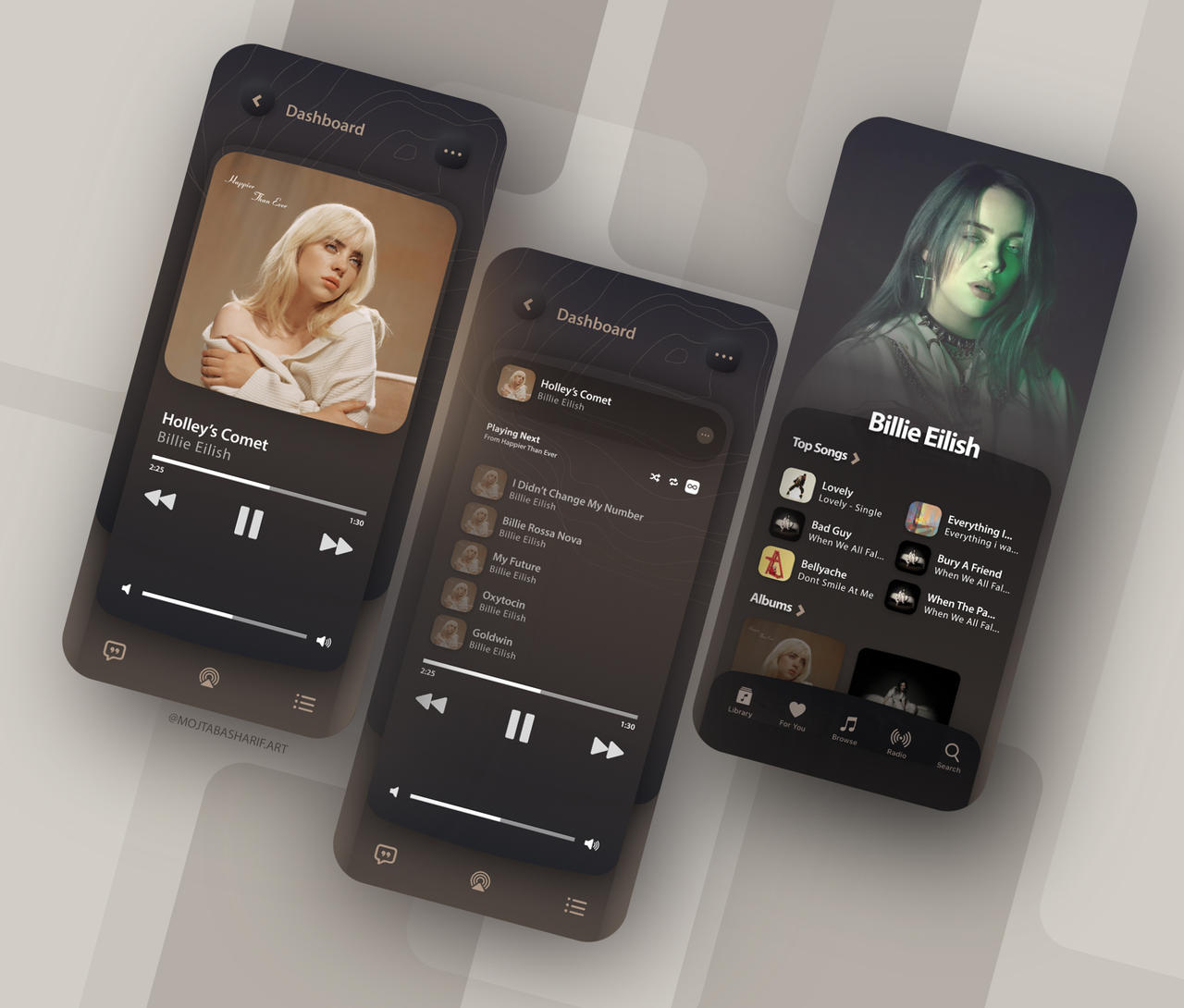 Apple Music UI Design by Mojtaba-Sharif on DeviantArt