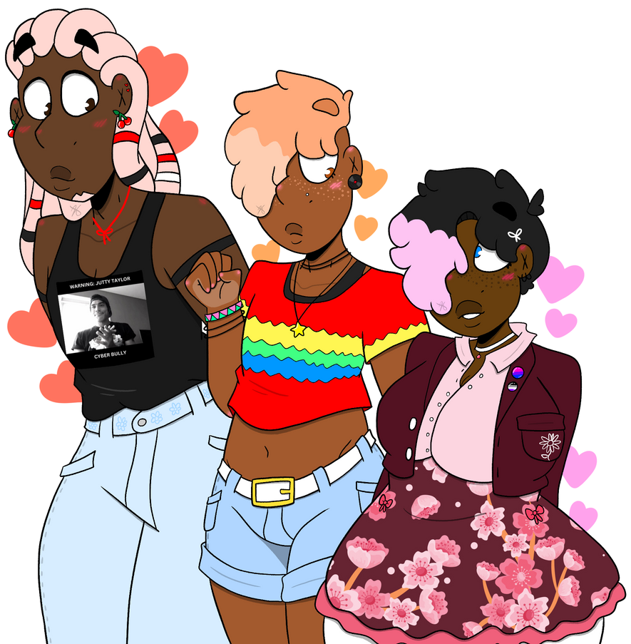 Cute Trio By ChocolateLovingDemon On DeviantArt cute-trio-by-chocolatelovingdemon-on-deviantart