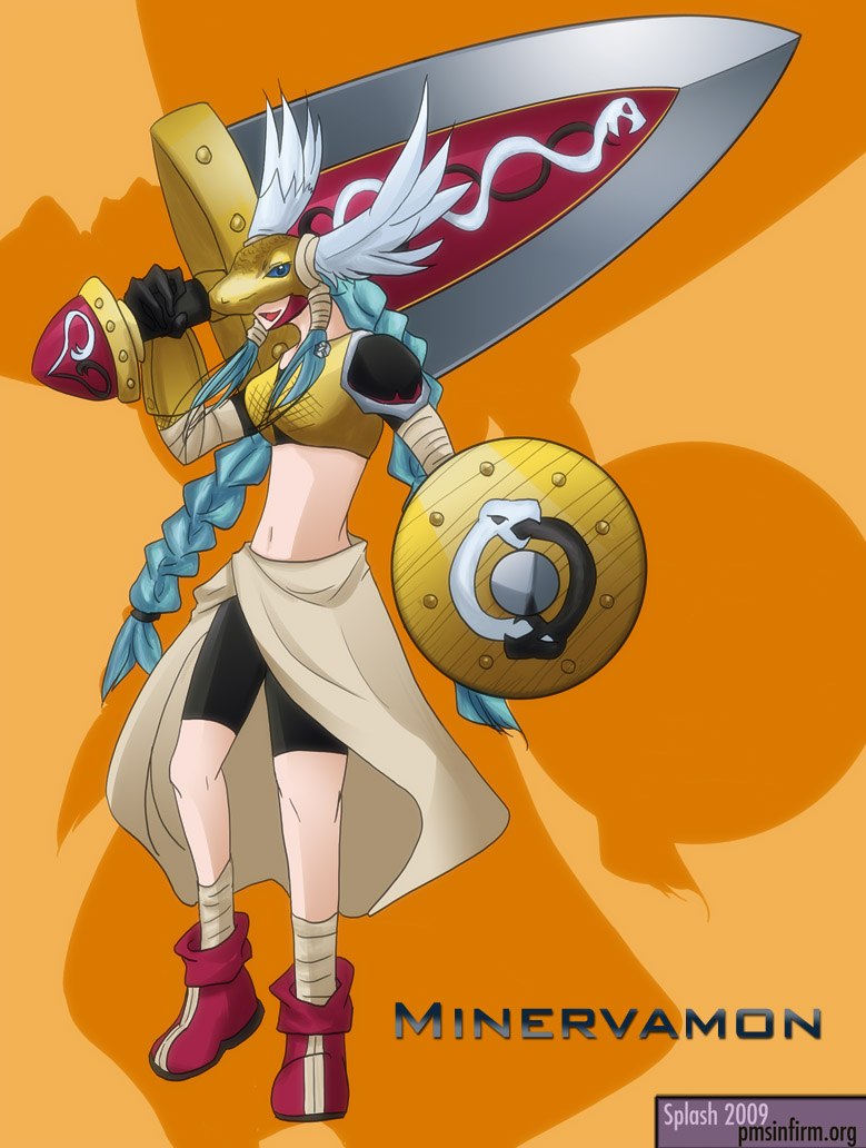 Digimon - Minervamon by splashgottaito