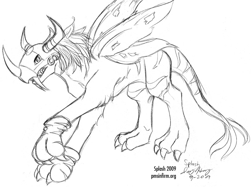 SaberGreymon Concept 1