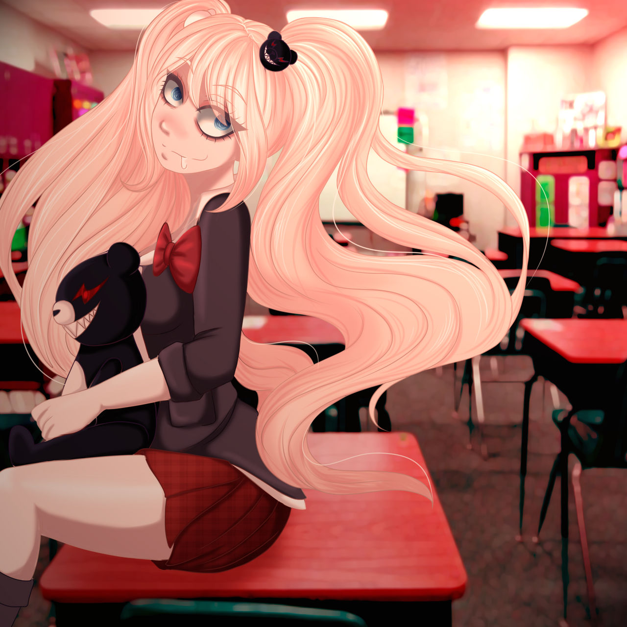 Junko Enoshima - fanart by UminoAoi on DeviantArt
