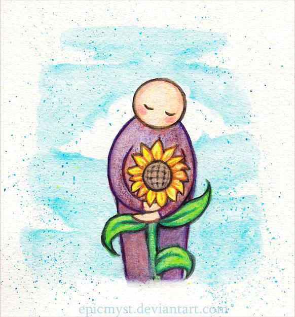 Sunflower hug