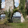 castle ruins stock