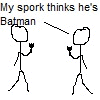 Batman Spork by horselover2468642 on DeviantArt