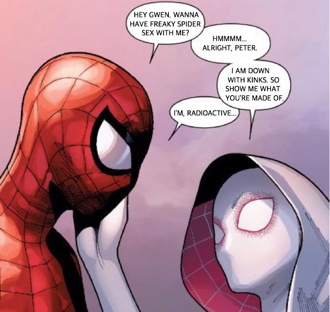 Spider-Man X Spider-Gwen Meme