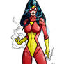 Spider-Woman Colored