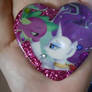 Spike and Rarity Resin Pendant