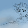 Animated Elsa - Hair Blowing