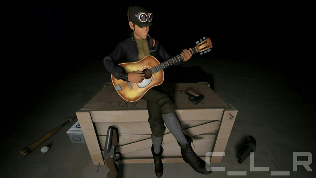 Charlie Rhee Playing the guitar by charlie-lee-rhee on DeviantArt