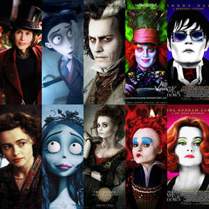 Johnny Depp and Helena Bonham Carter