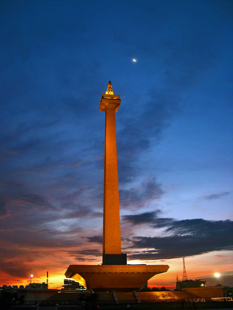 Jakarta Monument National by juliantos on DeviantArt Jakarta Monument National by juliantos on DeviantArt