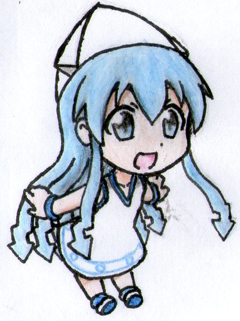 Chibi Ika Musume fanart