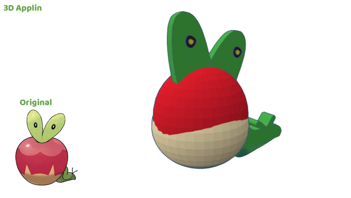3D Applin by CanisEnzo on DeviantArt