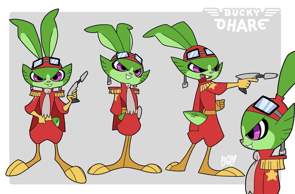 Bucky O Hare Poses By Alexbunnny On DeviantArt bucky-o-hare-poses-by-alexbunnny-on-deviantart
