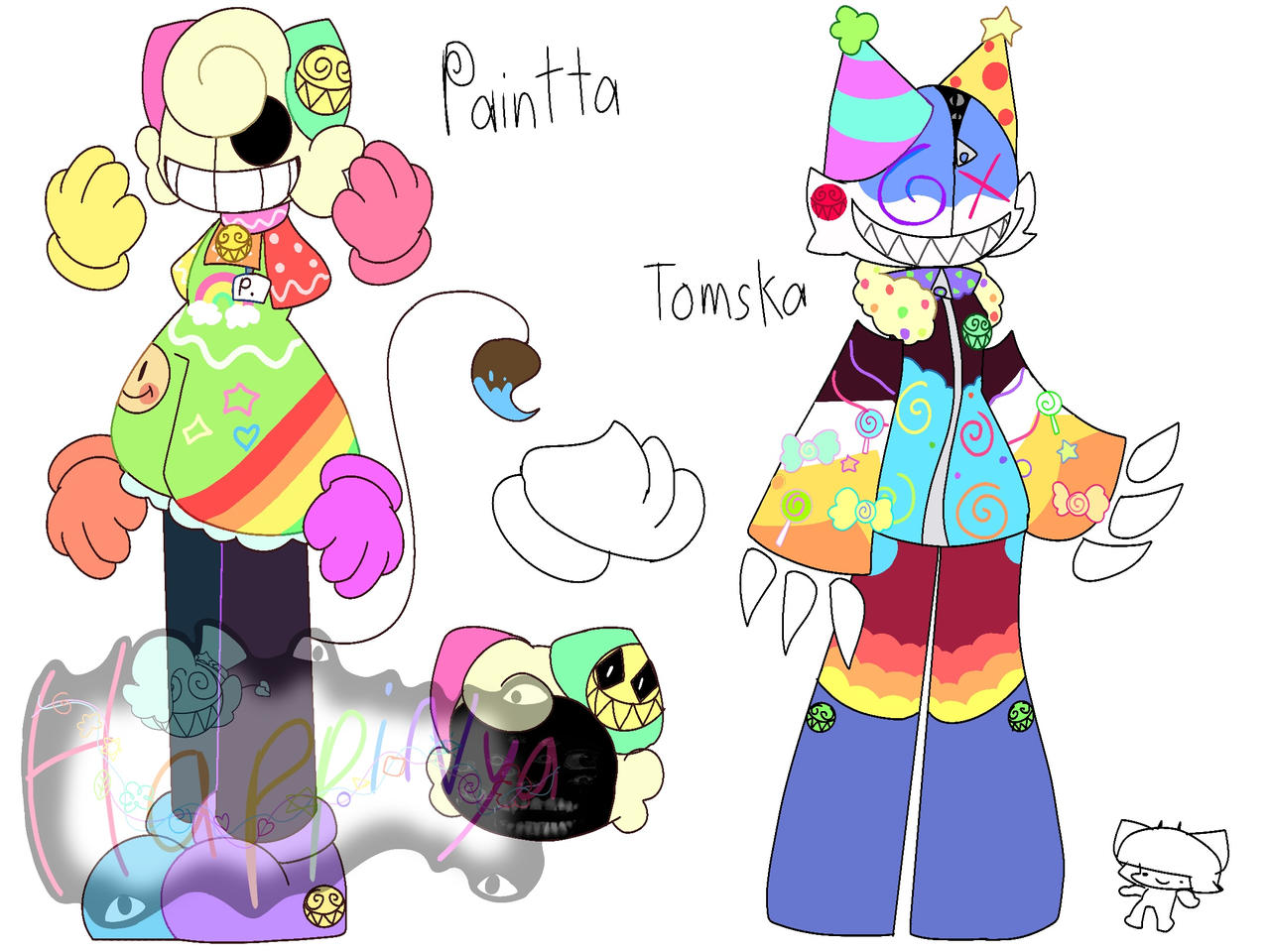 Paintta And Tomska By Myhappyute On DeviantArt paintta-and-tomska-by-myhappyute-on-deviantart