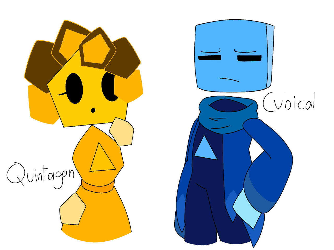 quintagon And cubical by myhappyute on DeviantArt
