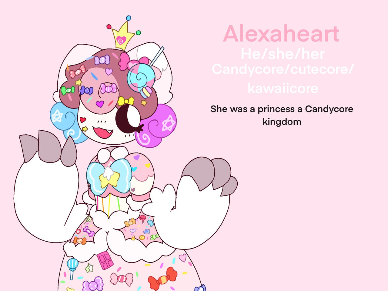 Candycore Button Down Al is a princess of candycore by myhappyute on DeviantArt