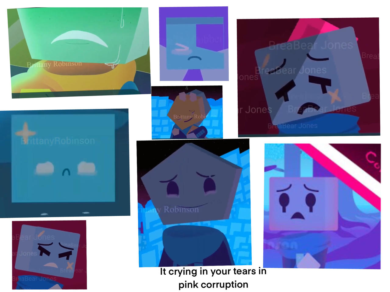 Pink Corruption Deviantart Pink corruption crying tears by myhappyute on DeviantArt