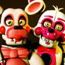 Mangle And FunFoxy (SFM FNAF)