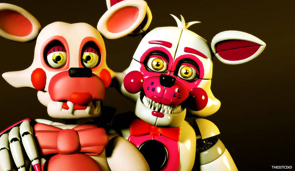 Mangle And FunFoxy (SFM FNAF)