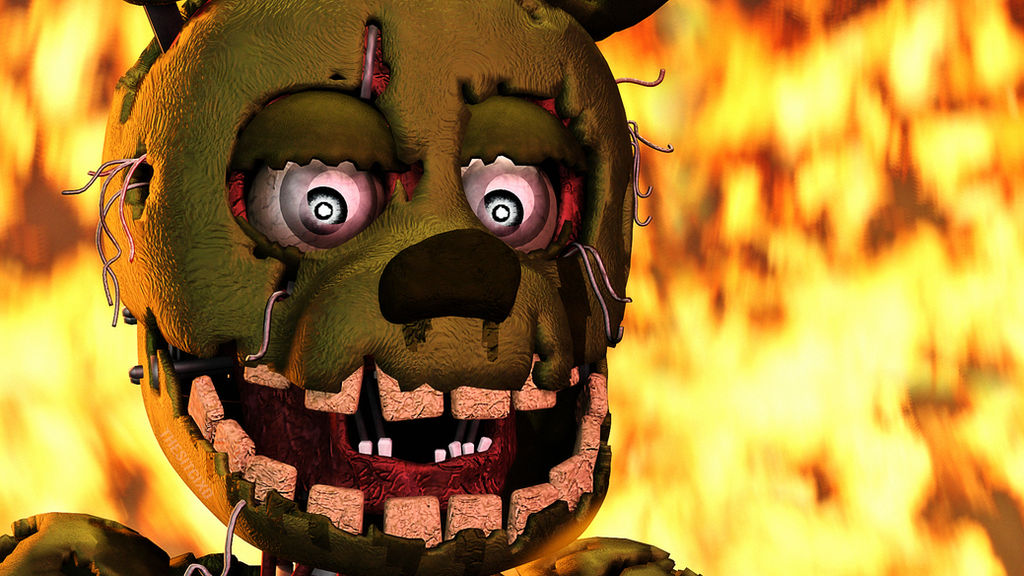 Springtrap In Fire Fire SpringTrap (SFM FNAF) by TheSitciXD on DeviantArt