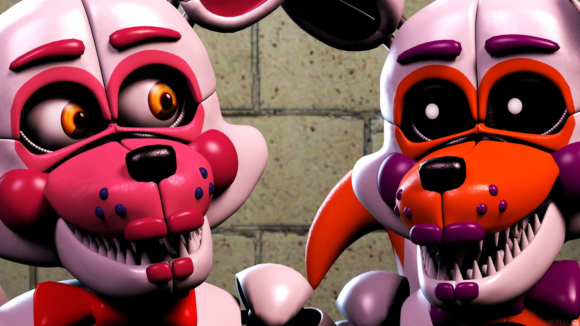 Funtime Foxy and Funtime Lolbit by FTThienAn on DeviantArt