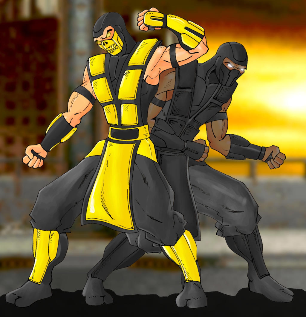 Scorpion And Noob Saibot