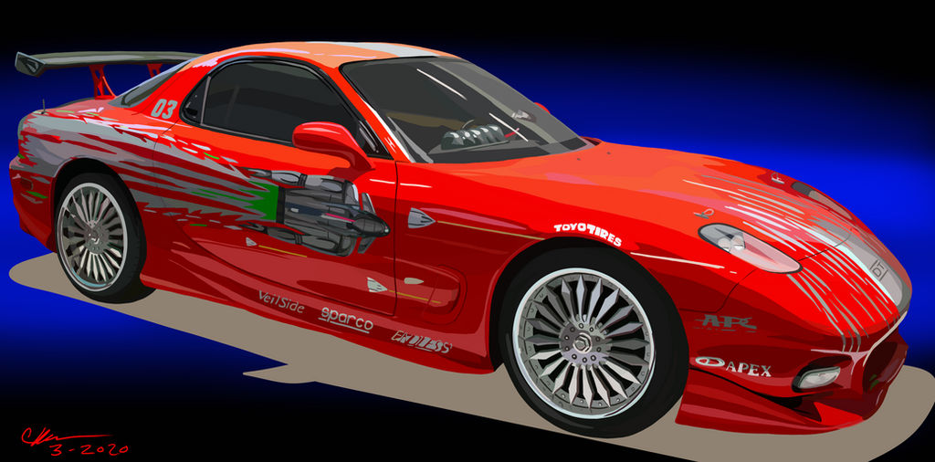 Dom's RX7 by Mawnbak on DeviantArt