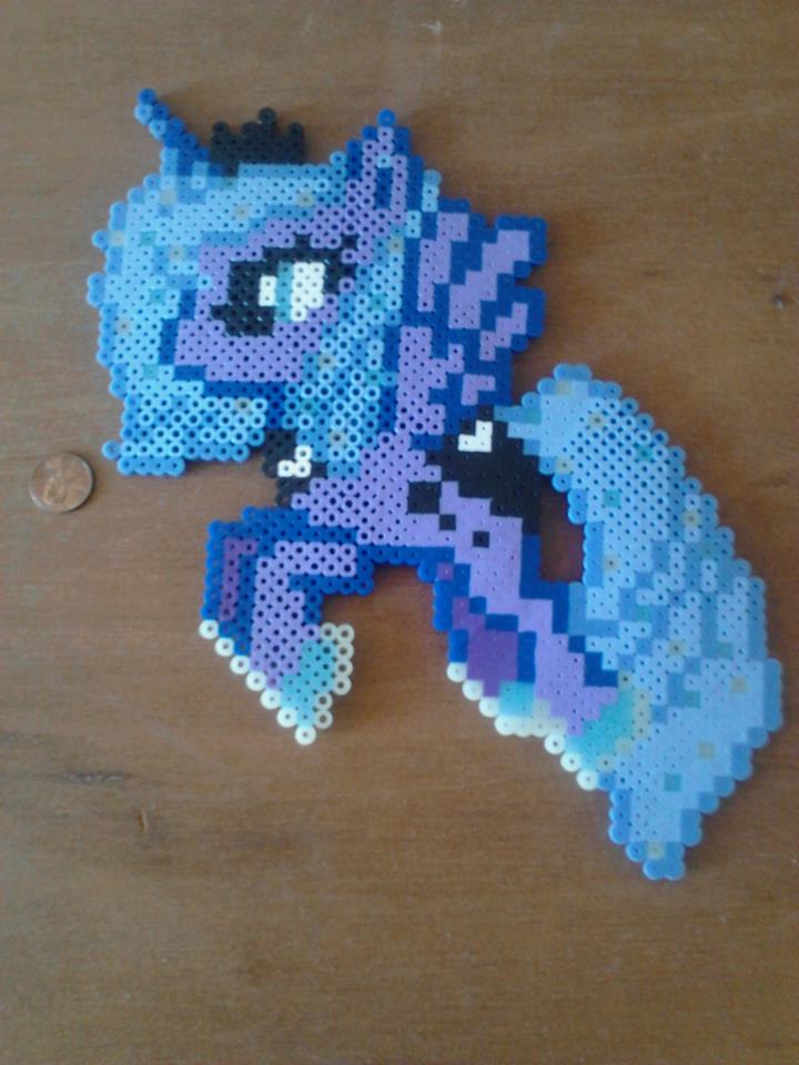 Flying Princess Luna Perler