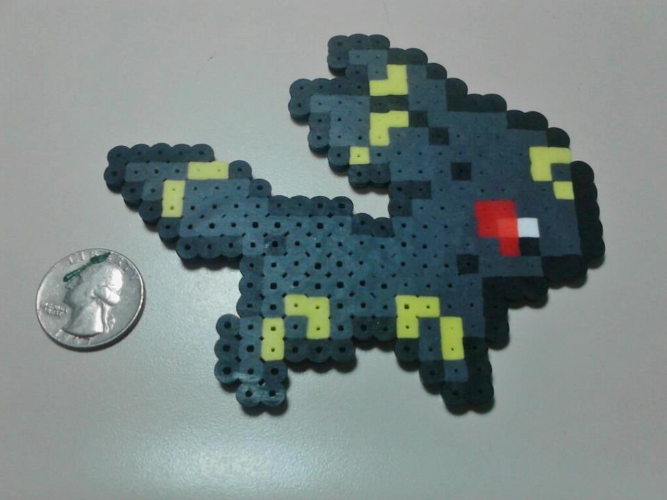 Walking Umbreon Perler