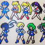 Sailor Moon Sailor Set Perlers