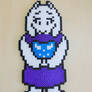 Toriel Overworld Sprite Perler