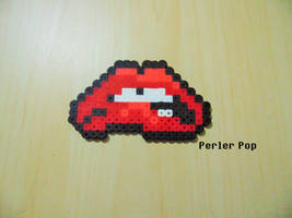 Rocky Horror Lips Perler