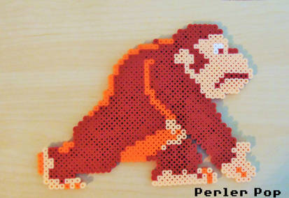 Classic Donkey Kong Perler