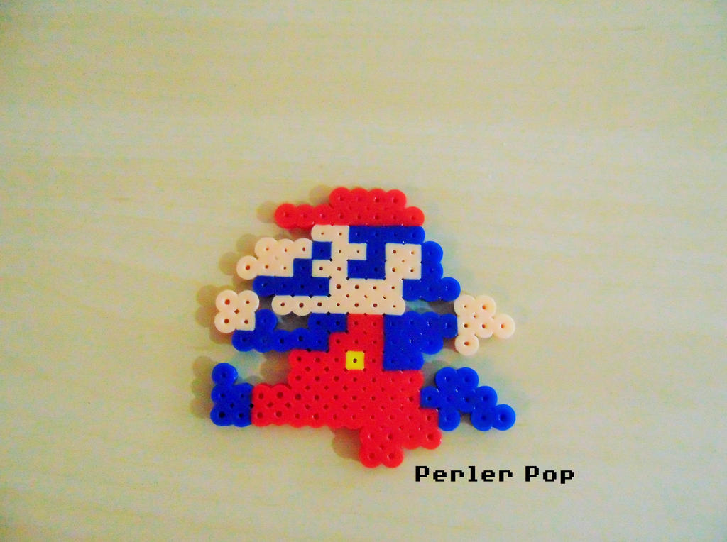 Classic Mario Jump Perler