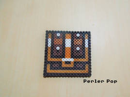 TLoZ A Link to the Past Treasure Chest Perler