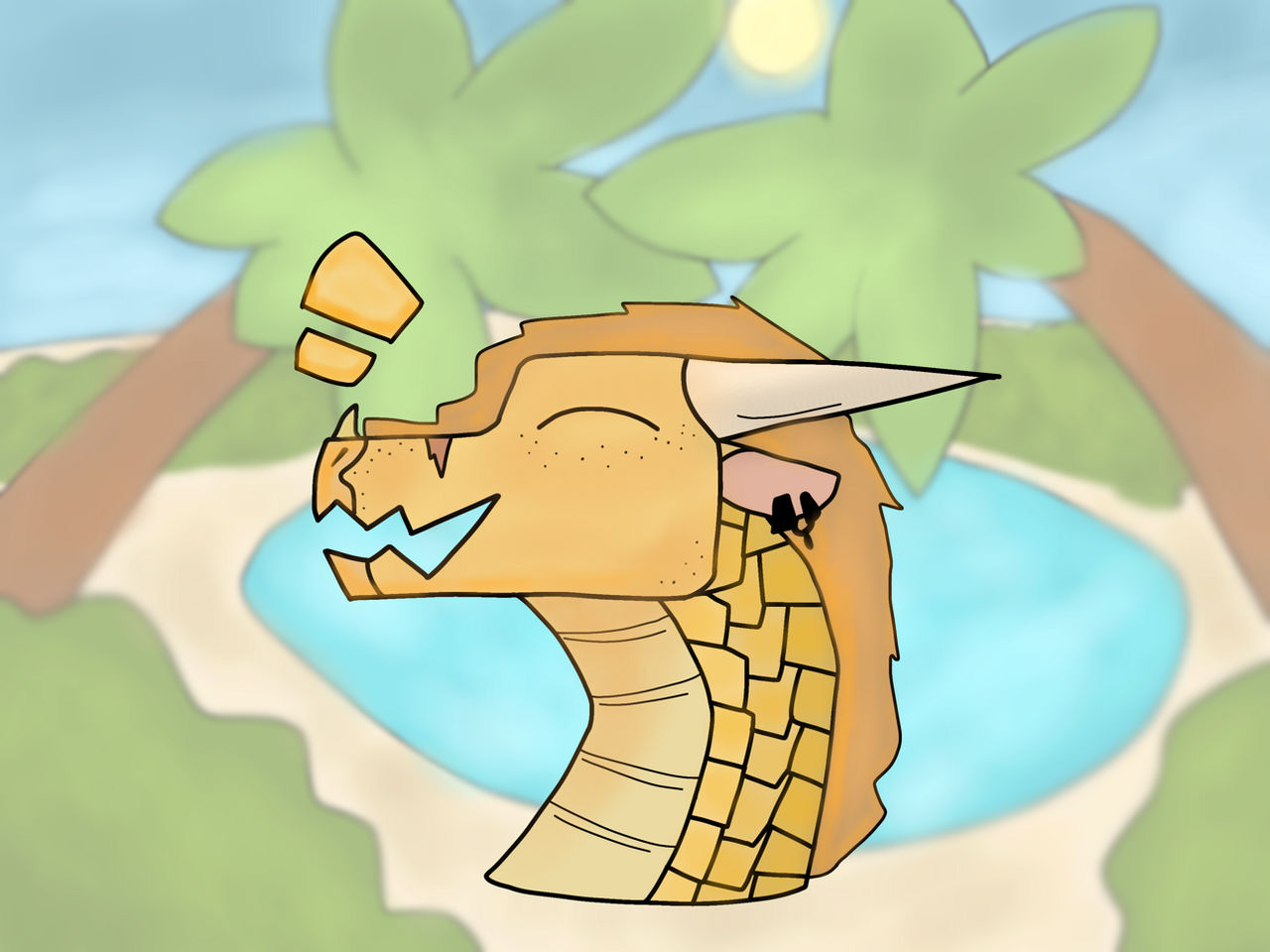 Qibli |Wings Of Fire| by DragonRainwing on DeviantArt