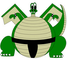 Greenie the Sumo Dragon