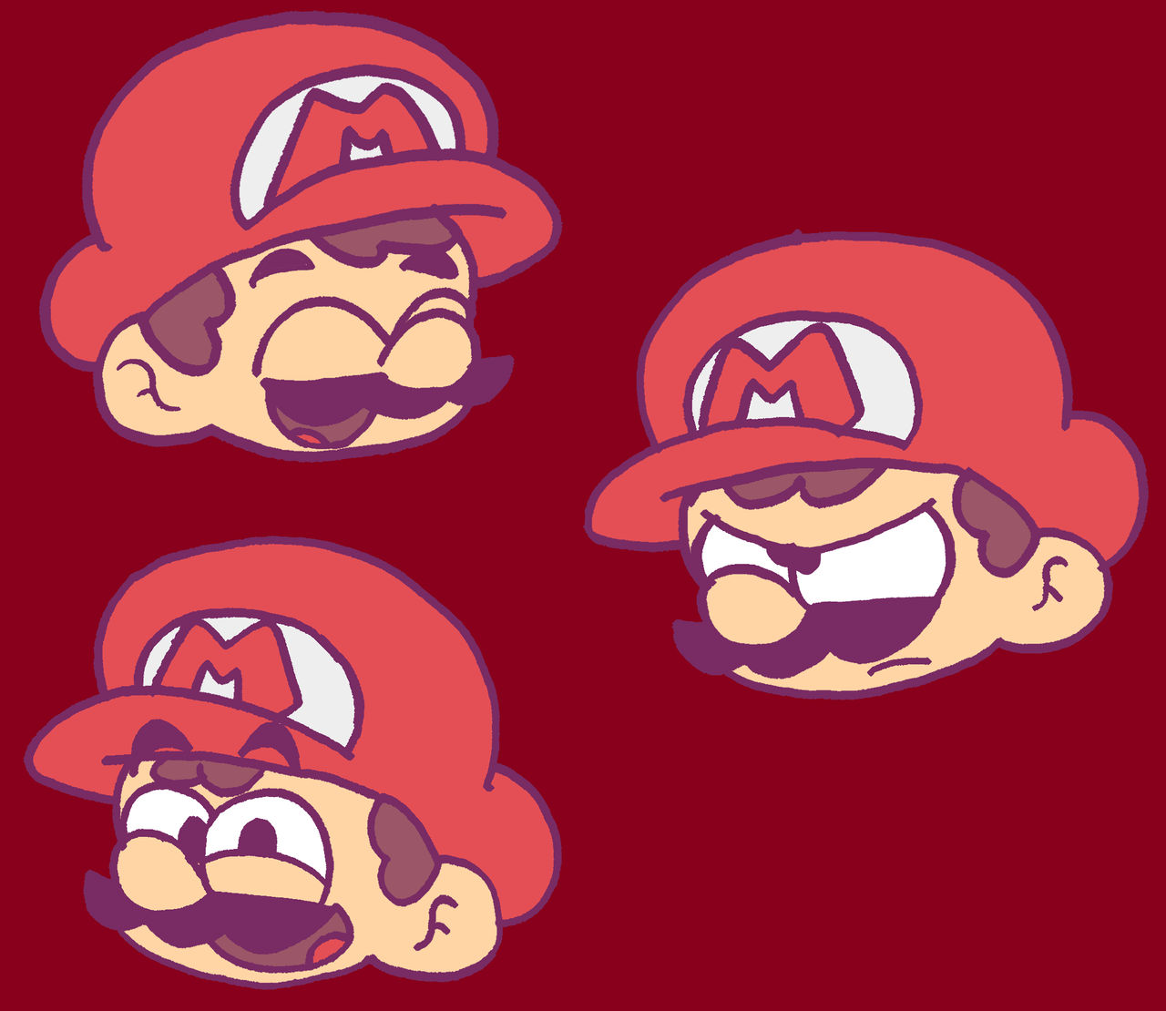 Mario faces by Super64Fan on DeviantArt