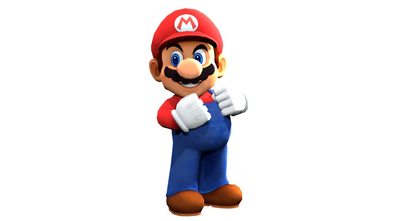 Mario Back Render Mario Render 7 by Super64Fan on DeviantArt