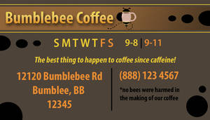 Bee Coffee Business Card