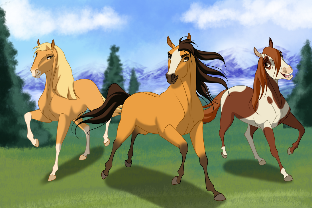 Spirit Riding Free by Scutterland on DeviantArt
