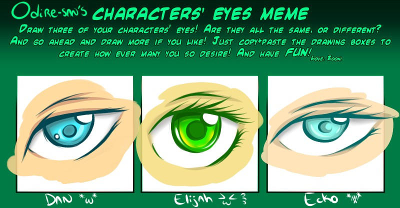 Character S Eyes Meme By Odire San On Deviantart Character S Eyes Meme By Odire San On Deviantart