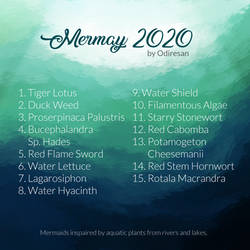 Mermay 2020 list