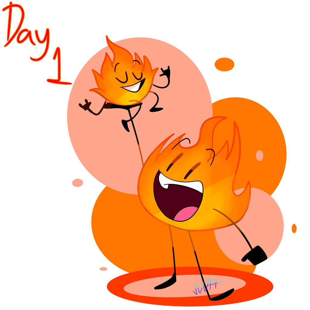 Bfb Month Firey And Firey Jr By Icemintfreeze On Deviantart