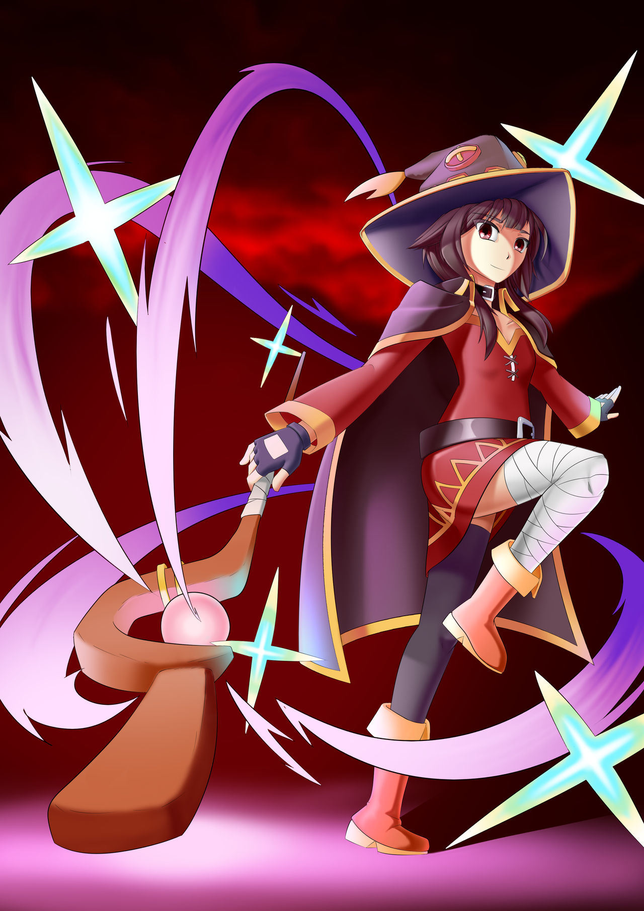 Megumin Explosion Poster MEGUMIN EXPLOSION!!! by MoofasaDoesArt on DeviantArt