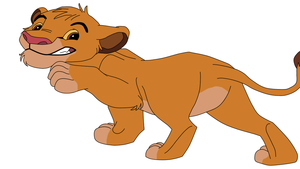 Simba base by CeleWolfWoman on DeviantArt