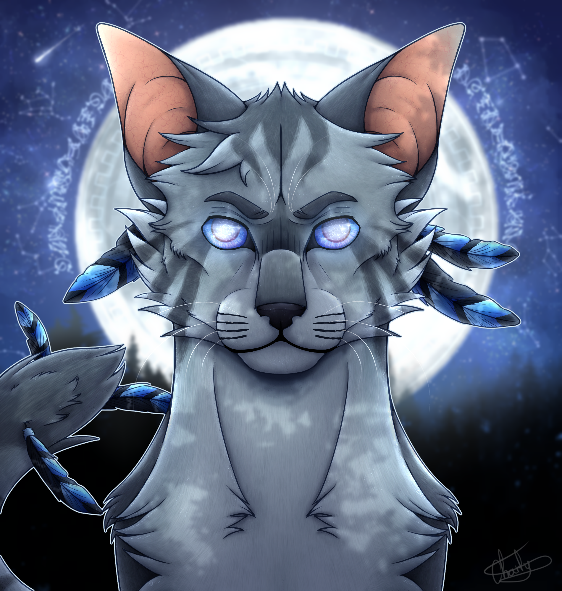 Jayfeather-warrior-cat- by xoxeaglexox on DeviantArt