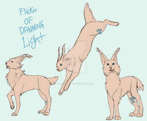 Flicker of Dawning Light sketch page