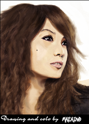 Rainie Yang drawing colo